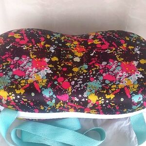Nfinity Colorful Splatter Print Crossbody Bag (Only)